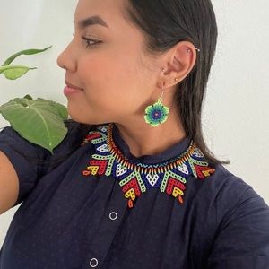 Handmade Necklace Embera indigenous of Colombia